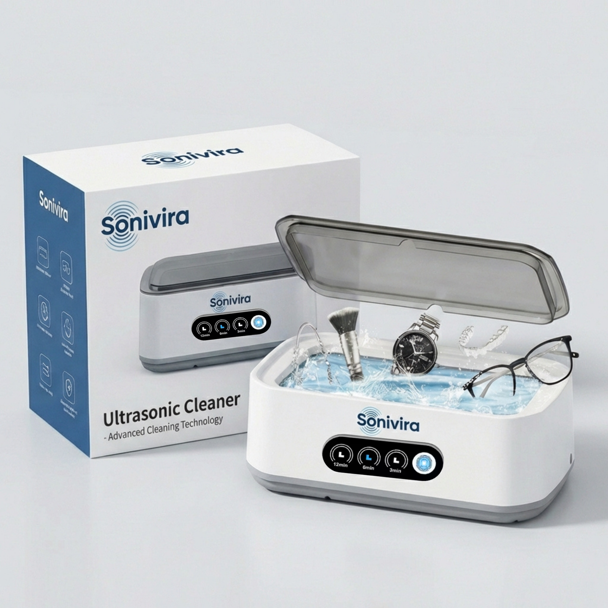 Sonivira™ Ultrasonic Cleaner 2.0
