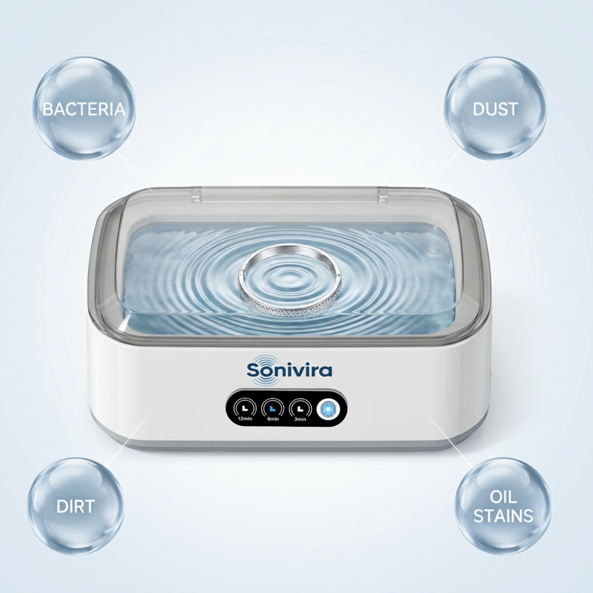 Sonivira™ Ultrasonic Cleaner 2.0